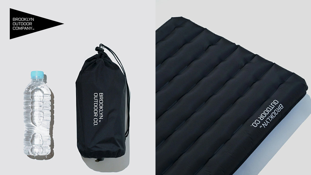 雪上でも体温を守る高断熱を実現！【R値8.0】のインフレータブルマット