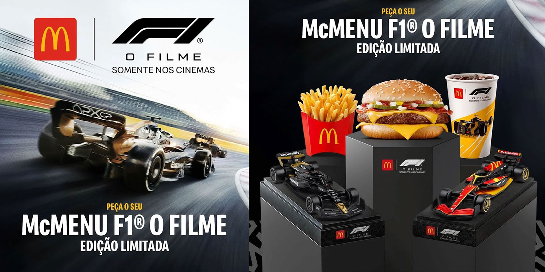 映画F1マクドナルドコラボ 1/43ミニカー ラテンアメリカ限定 2台セット