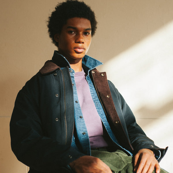 Frizmworks HERITAGE HUNTING JACKET - NAVY - The Great Divide