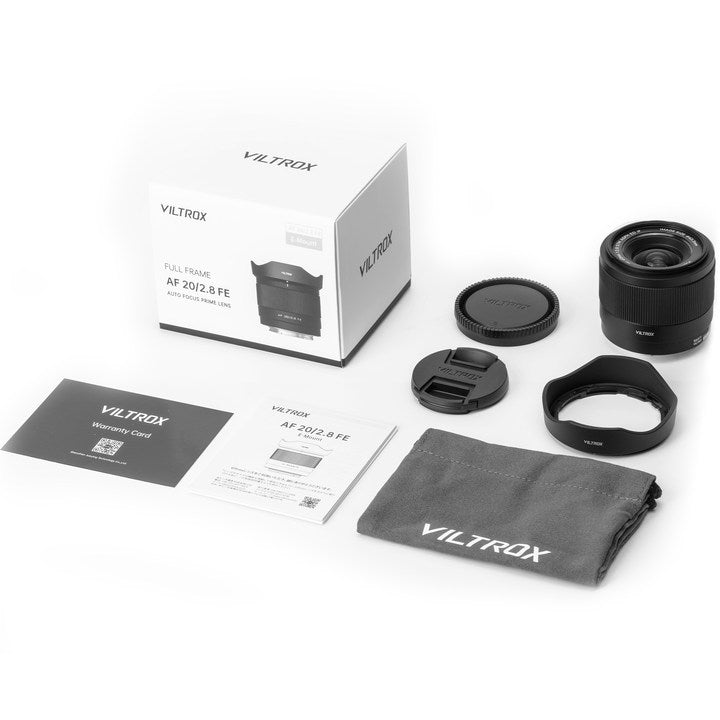 Viltrox AF 20mm F2.8 Air Full-Frame Lens for Sony E-Mount White