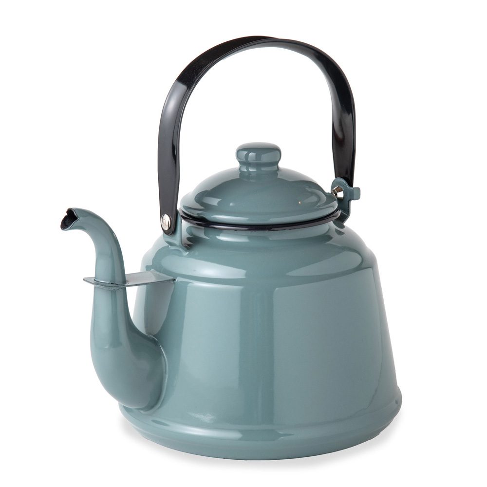 新発売「レトロホーローケトル 限定カラー ブルーグレー」｜プレス