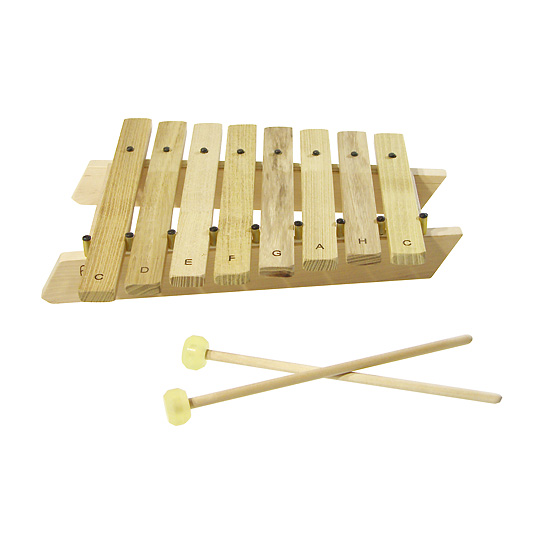 アウリスシロホン（木琴） ダイアトニック8音：おもちゃ：百町森