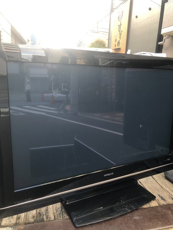 東京都三鷹市】日立プラズマテレビ P42-HR02 の回収・処分事例｜重量級
