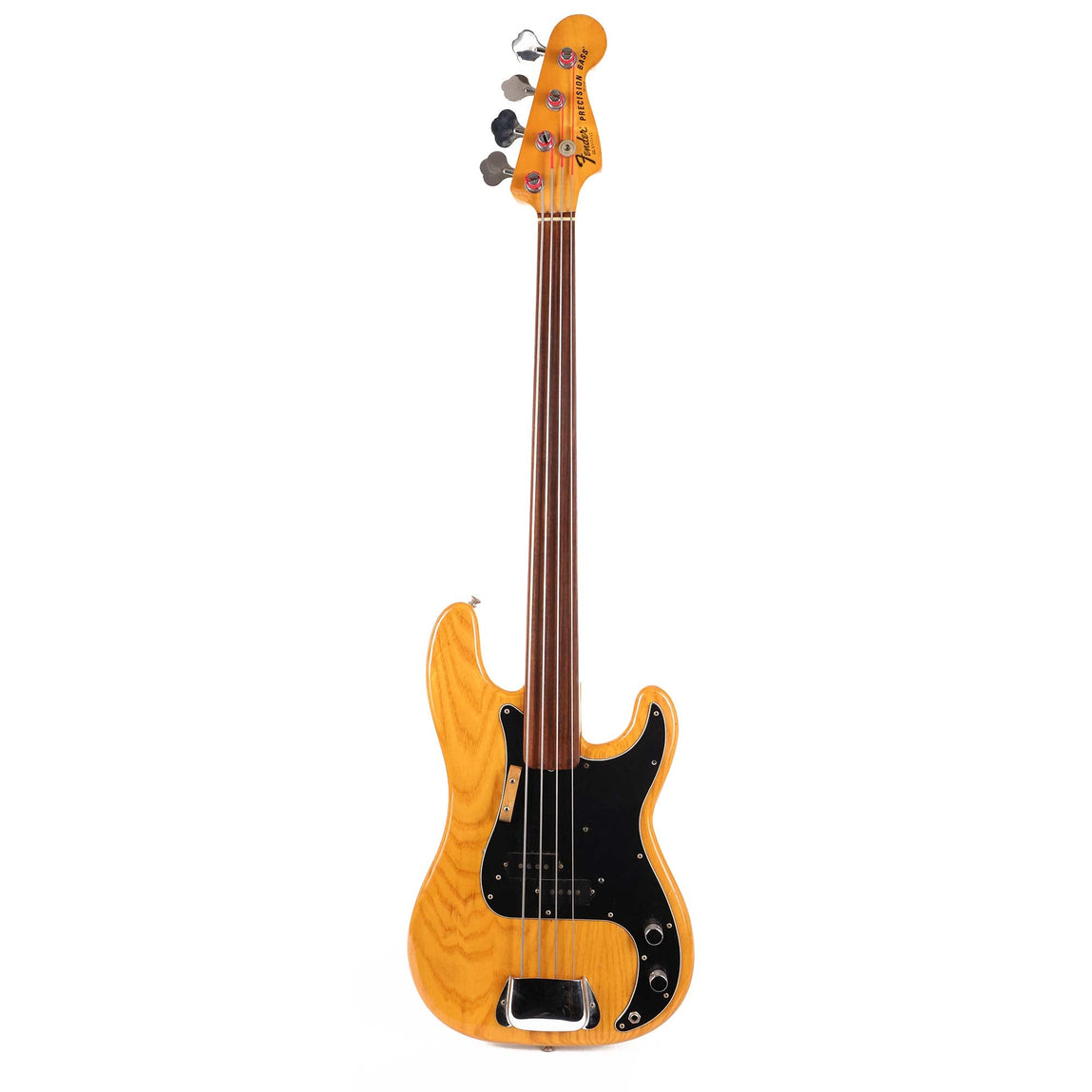 1978 Fender Precision Bass Fretless Natural | The Music Zoo