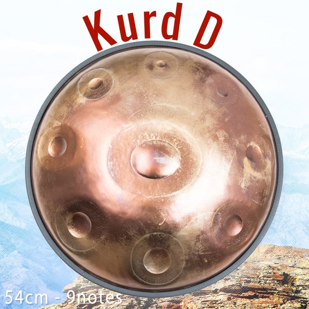 ハンドパン Kurd D【54cm - 9notes】 -ソフトケース付属 の通販[送料