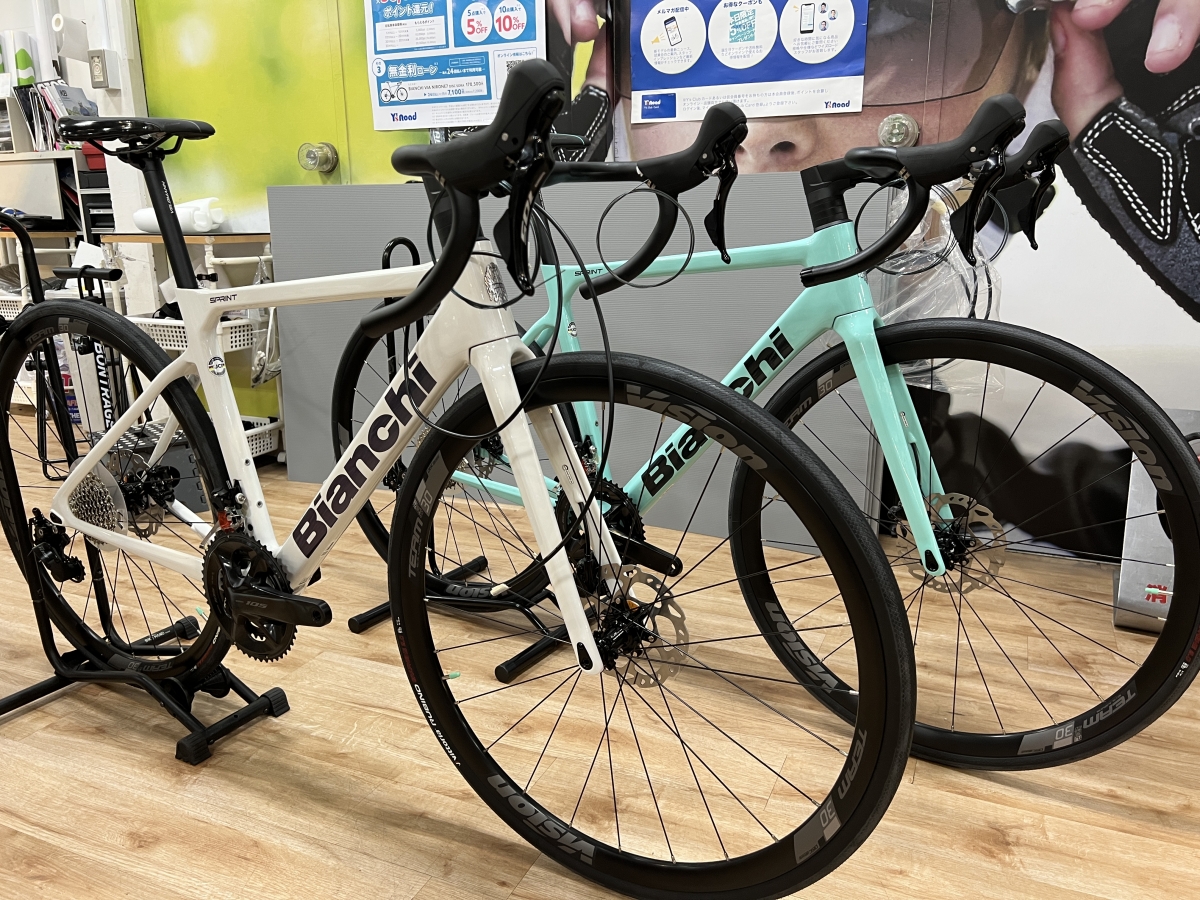 BIANCHI】2024年モデルのSPRINT DISC 105 12S、50、53サイズが入荷しま
