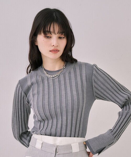 UNITED TOKYO（ユナイテッドトウキョウ） ニット セーター リップル