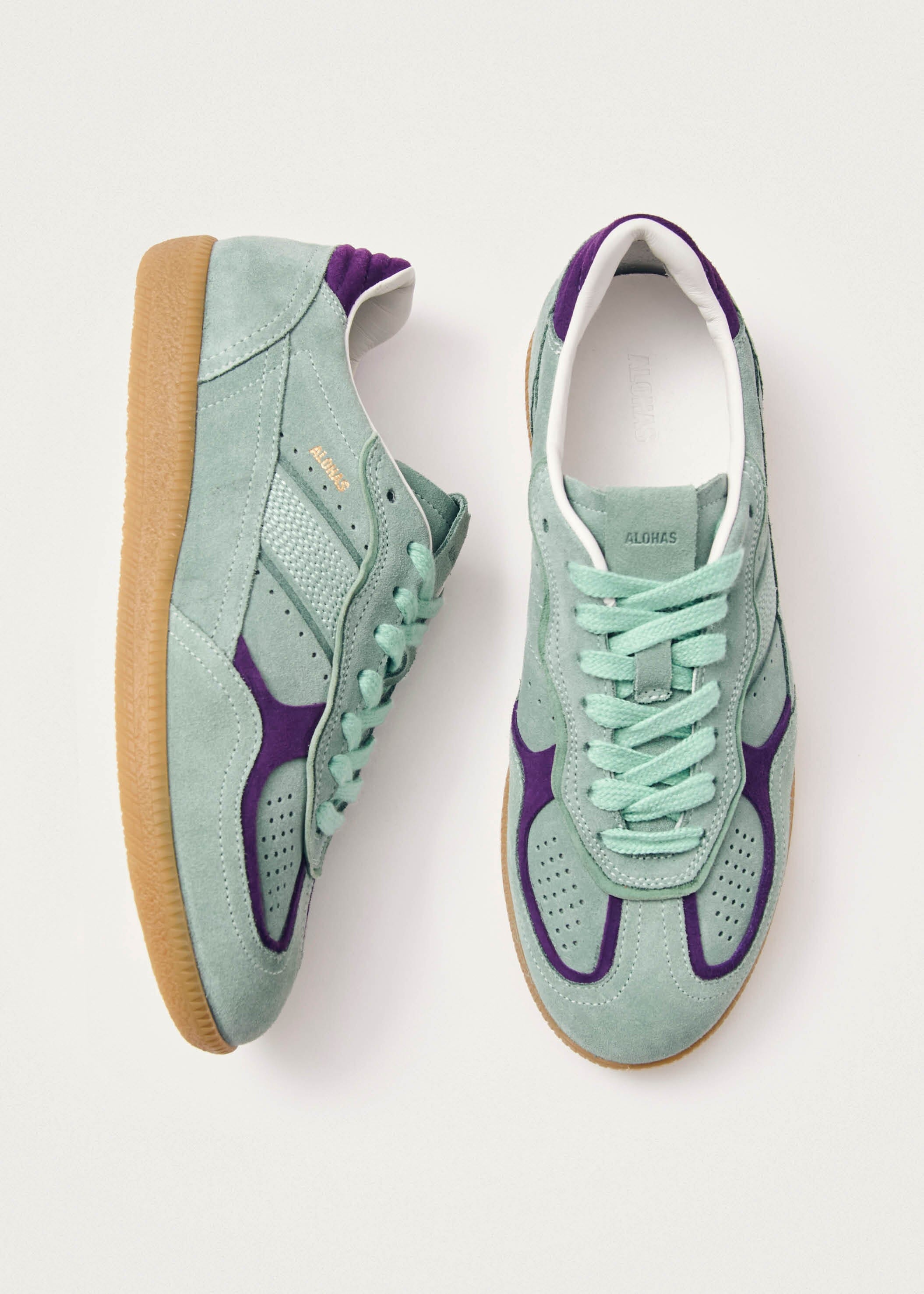 Tb.490 Rife Blue Leather Sneakers | ALOHAS