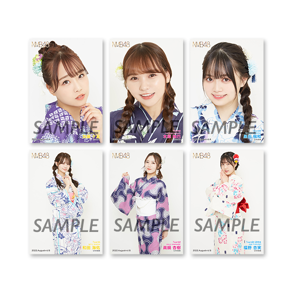ランダム生写真5枚セット 2022.August - NMB48 OFFICIAL GOODS STORE