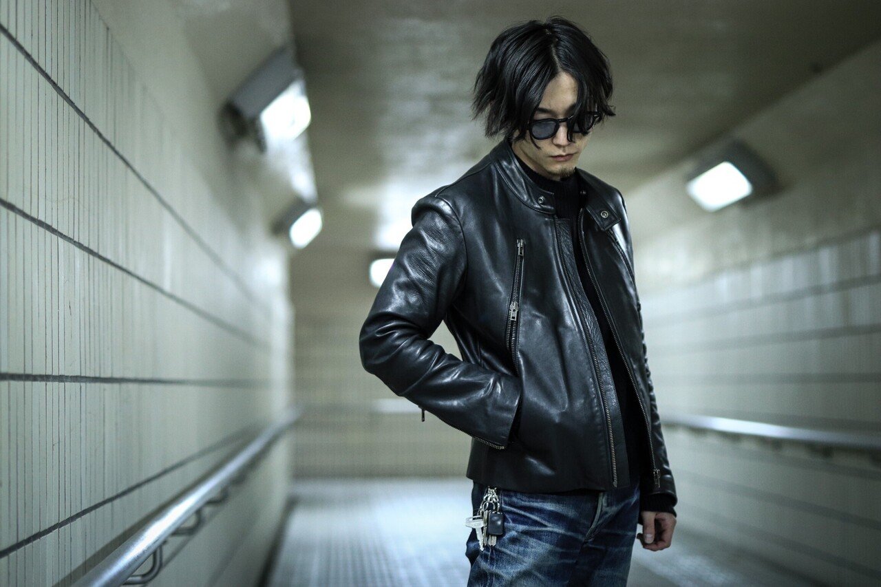 15aw レア マルジェラ レザージャケット ライダース ハノ字 ハズム な