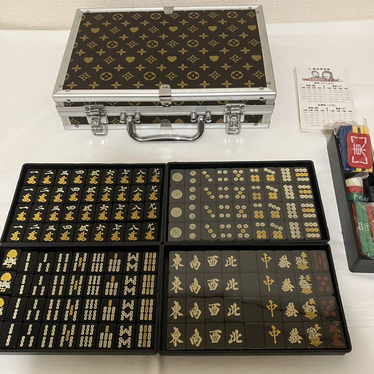 珍品 ルイ・ヴィトン モノグラム調 麻雀牌 マージャンパイ｜Yahoo