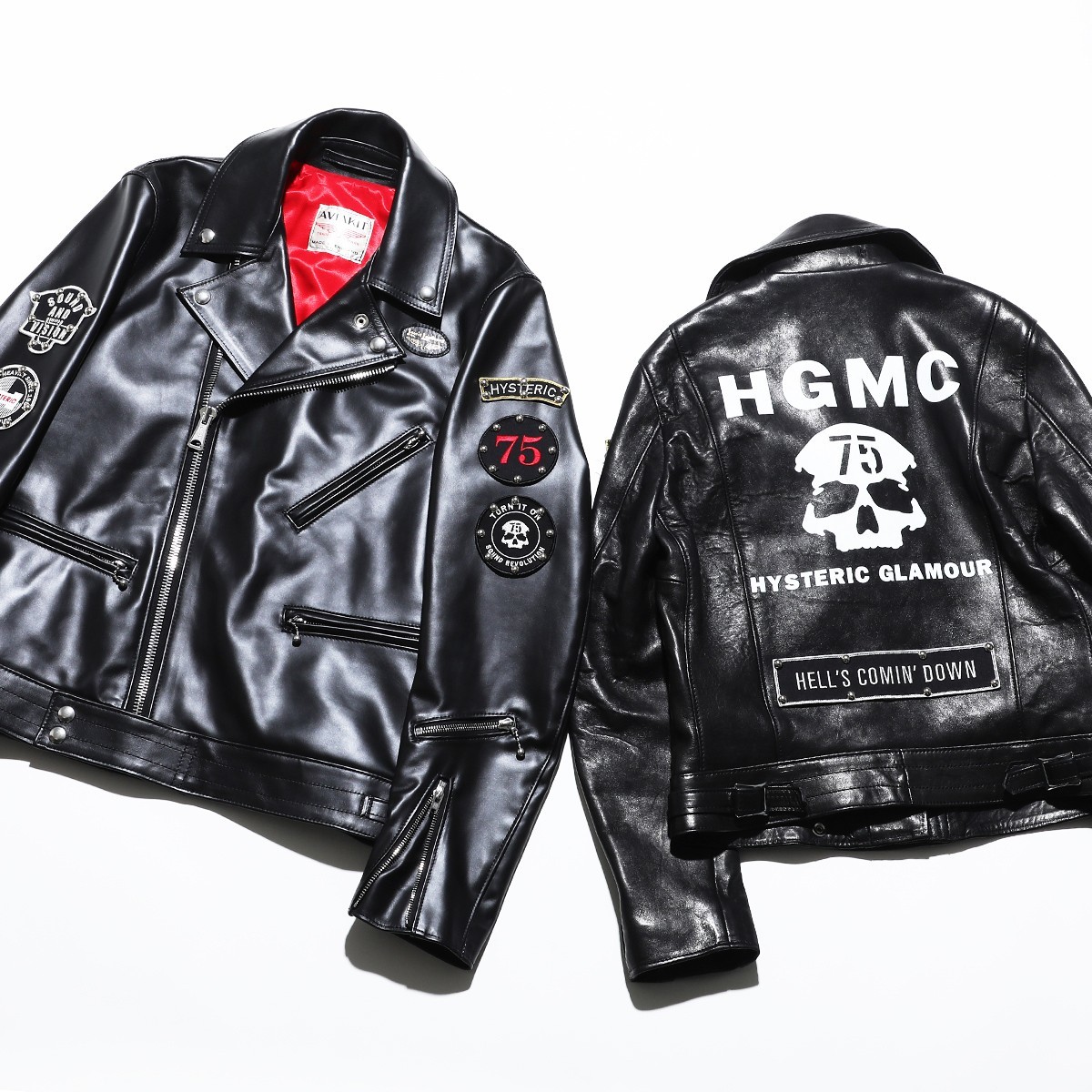 新品 242 000円 ヒステリックグラマー ルイスレザー サイクロン タイト