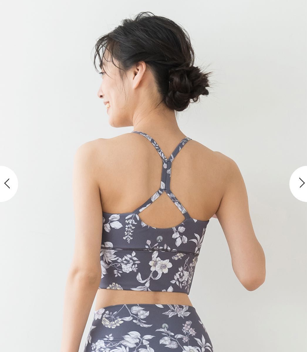 新作LAVA 【SUKALA】ボタニカルガーデンブラトップ チャコールグレー