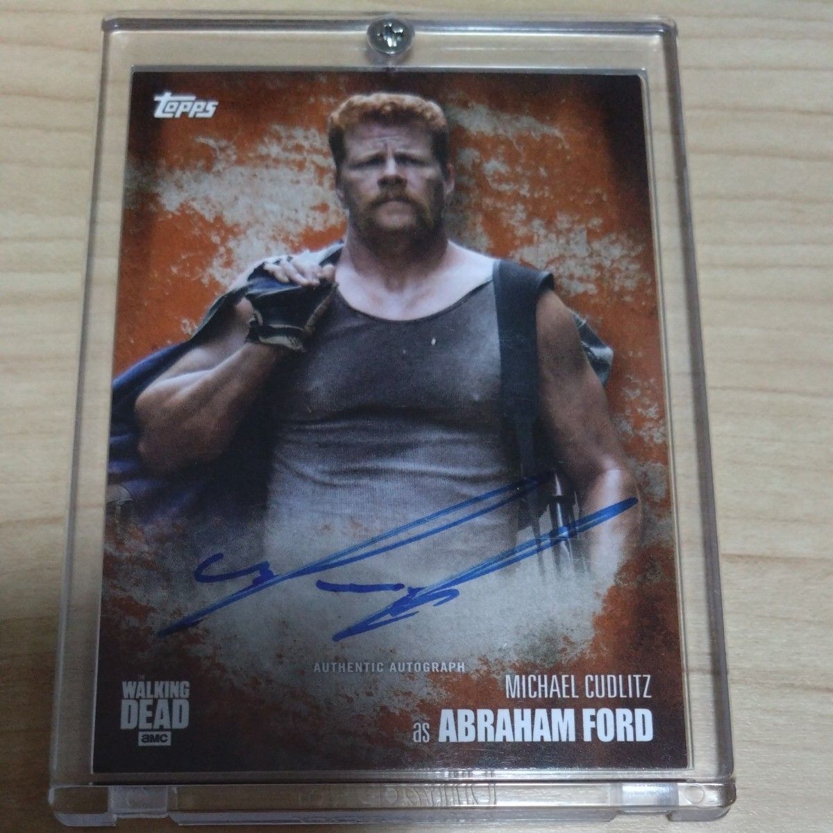 TOPPS ウォーキングデッド トレーディングカード エイブラハム 直筆