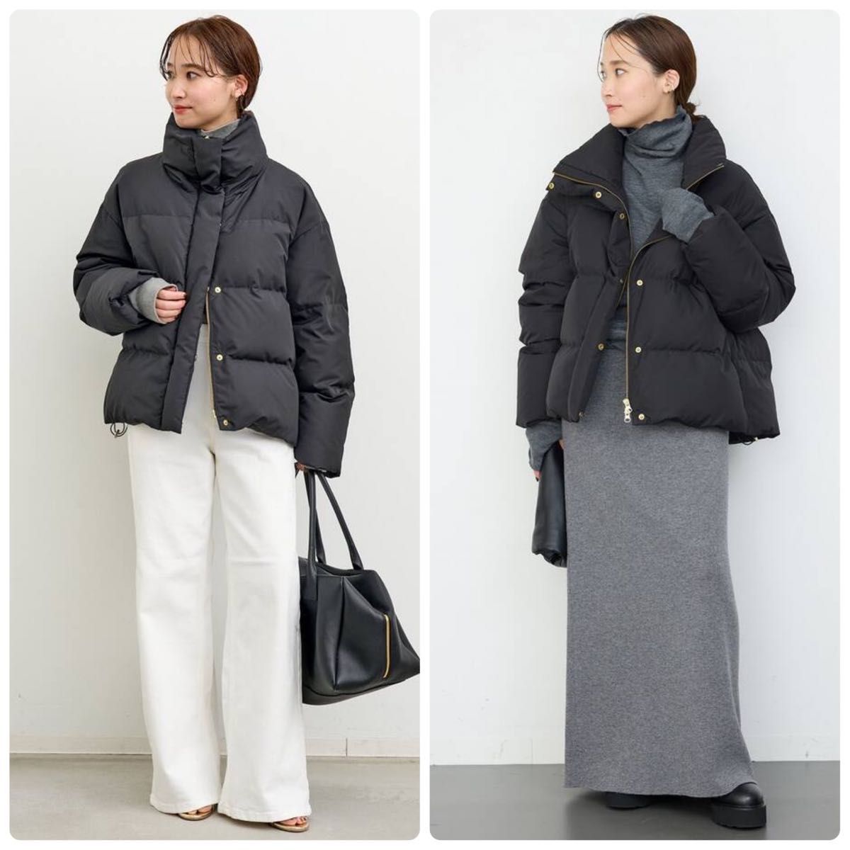 新品タグ付 Deuxieme Classe Short ダウンジャケット FREE ブラック