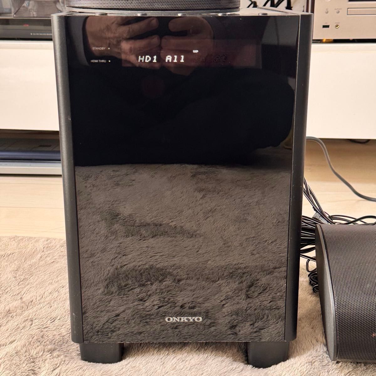 ONKYO HTX-25HDX PAW デジタルサラウンドシステム 5 1ch スピーカー