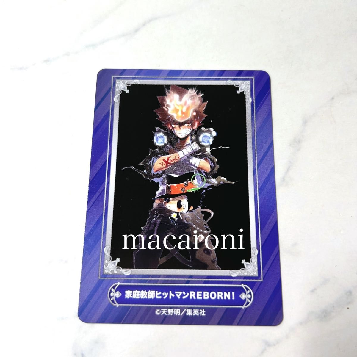 天野明展 家庭教師ヒットマンREBORN リボーン 箔押しポストカード