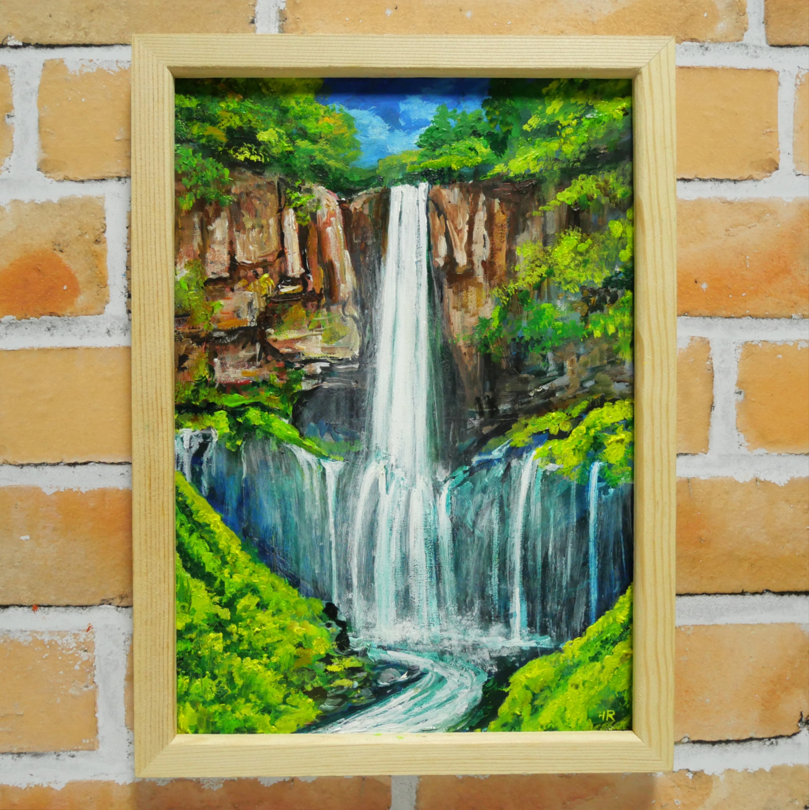 油絵 絵画 【華厳の滝】 | HIROSHI1990