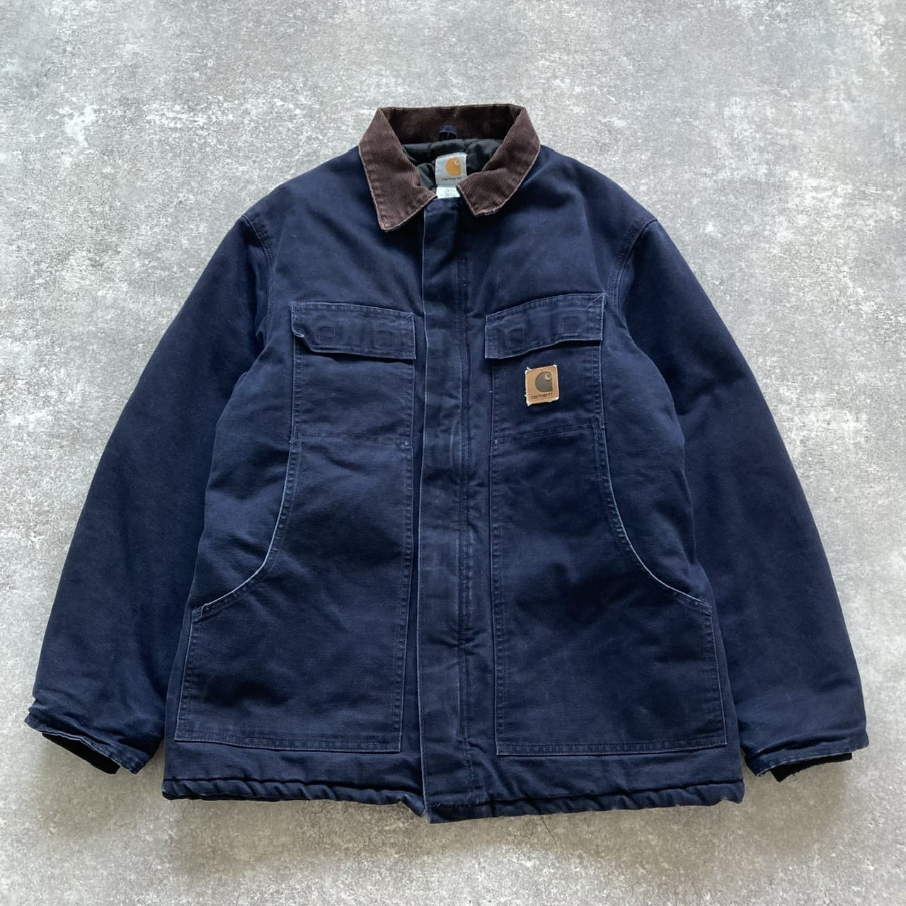 carhartt 】 カーハート トラディショナルジャケット USA製 革ロゴ | anglo