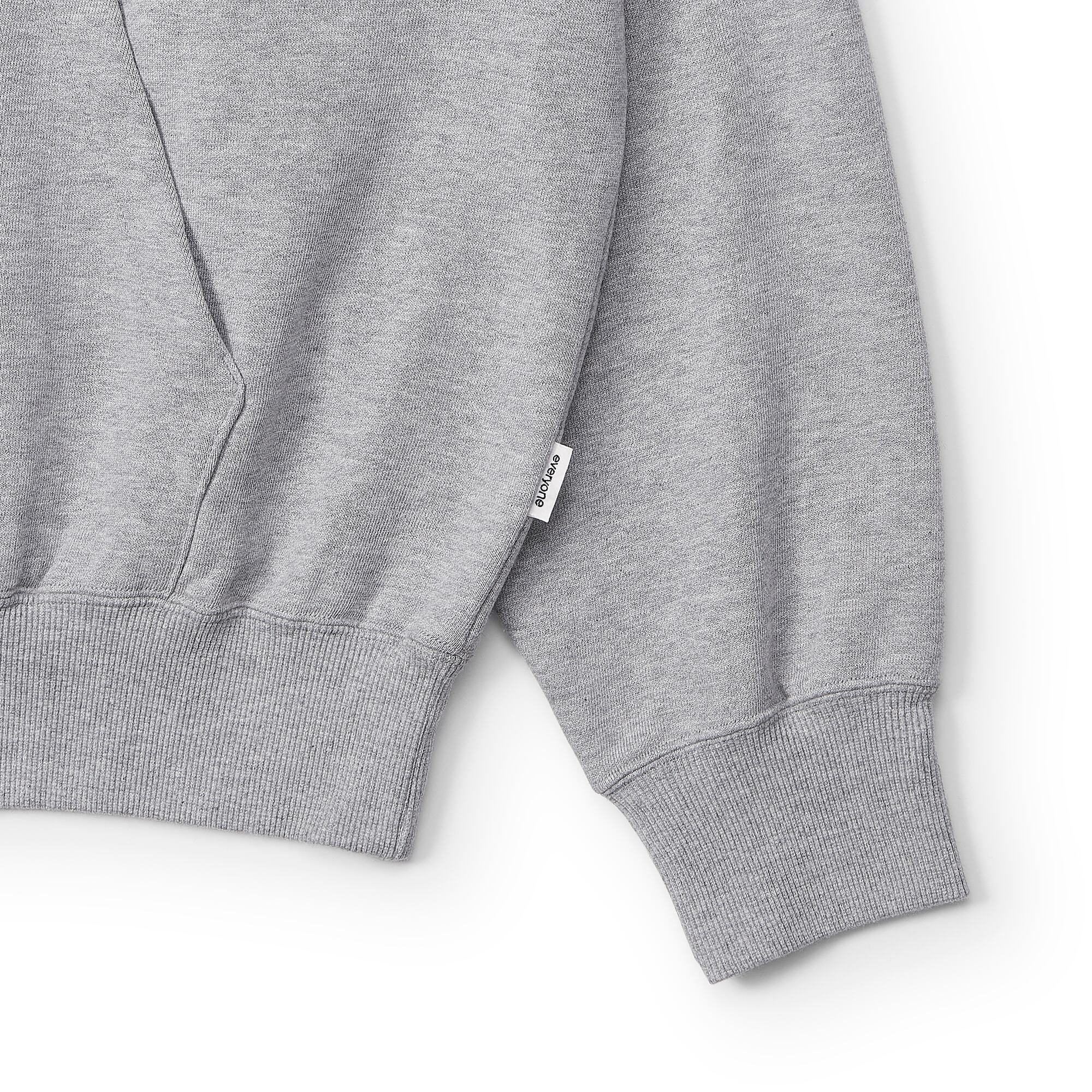 everyone j.30000 throwie back logo hoodie (H.GRAY) | everyone