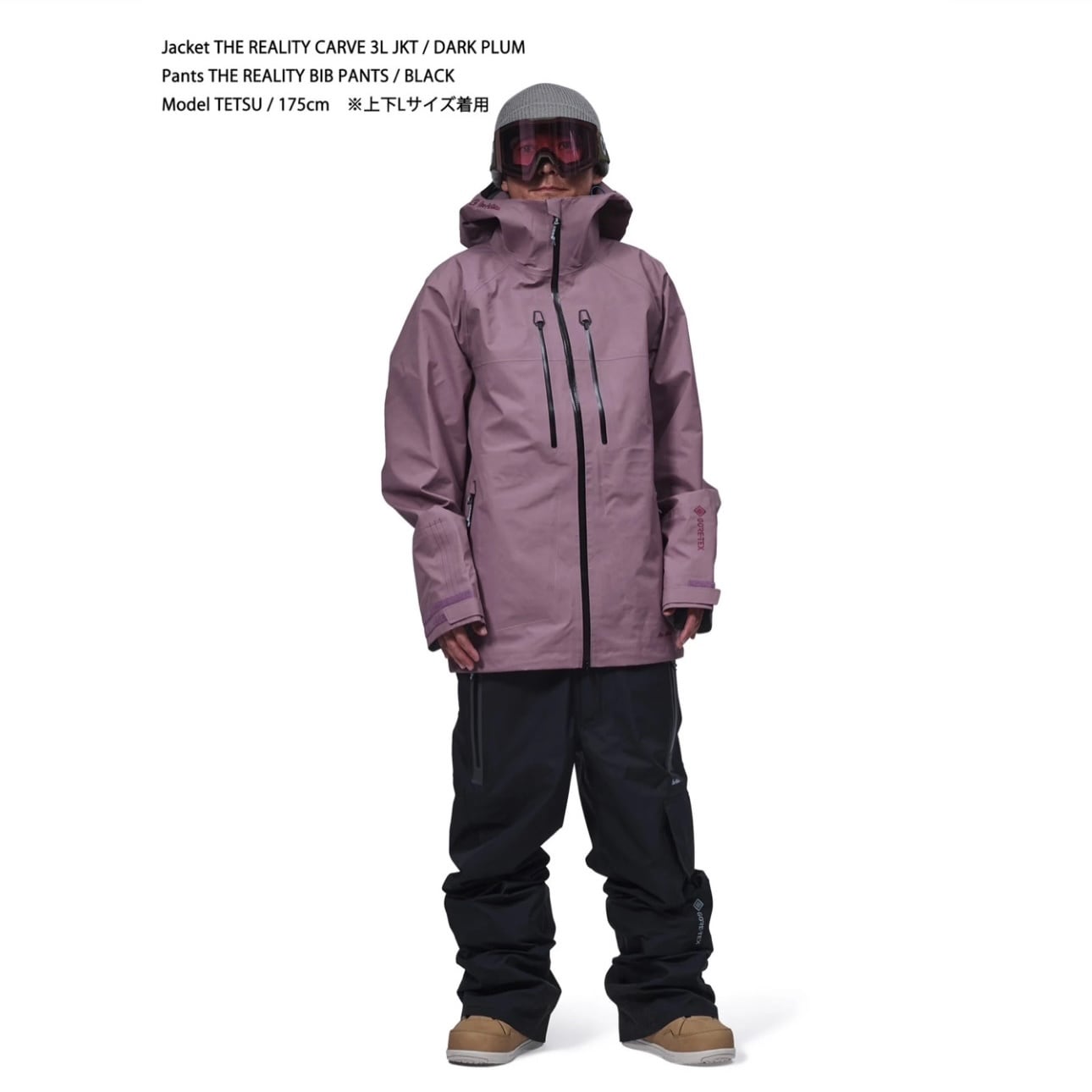 REW 『 REALITY CARVE 3L JKT 02 [GORE-TEX 3L] DARK PLUM 』 正規販売