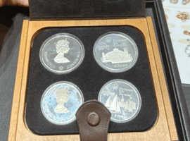 モントリオールオリンピック記念コインセット／オリンピック1000円硬貨