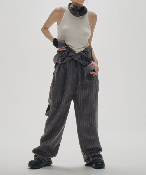 TODAYFUL（トゥデイフル）の「TODAYFUL Stripe Zip Combinaison