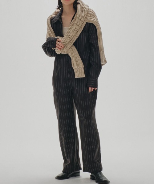 TODAYFUL（トゥデイフル）の「TODAYFUL Stripe Zip Combinaison