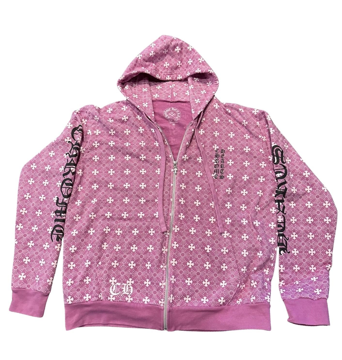 Chrome Hearts†☆希少☆モノグラム ジップアップ パーカー (CHROME