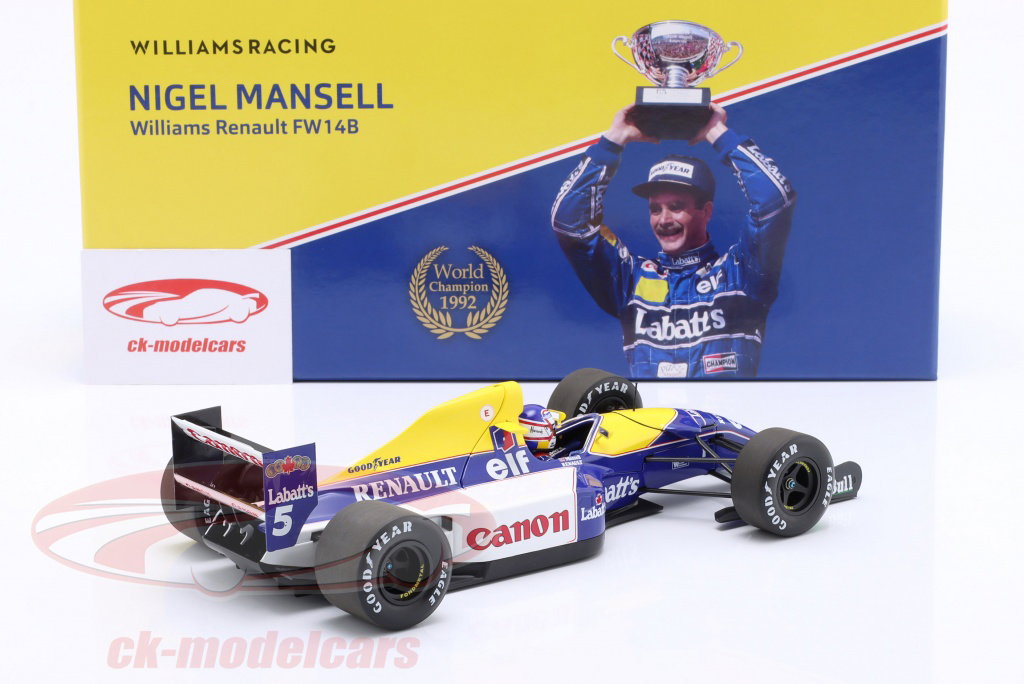 Minichamps 1:18 Nigel Mansell Williams FW14B #5 Formula 1 World