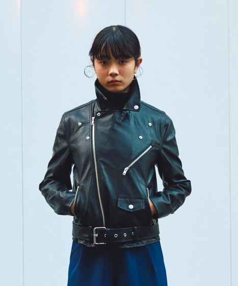 ダブルライダースジャケット[商品：PN25AWR-015] - PUNYUS Online