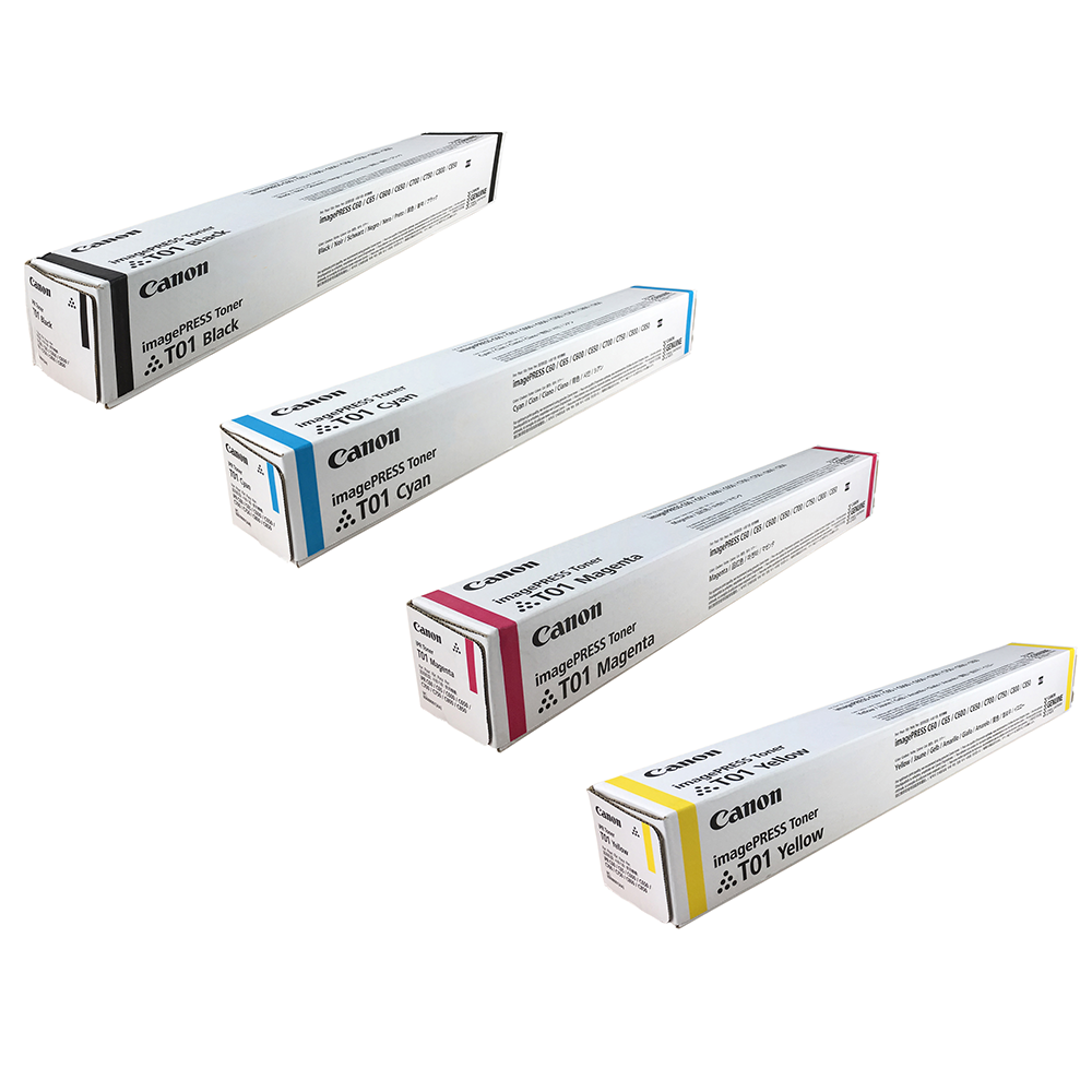 Canon T01 Set | Original Canon Laser Toner Cartridges – Black