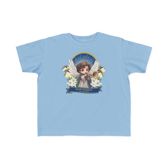 Saint Gabriel the Archangel Toddler Shirt, Baby Tee, St Gabriel