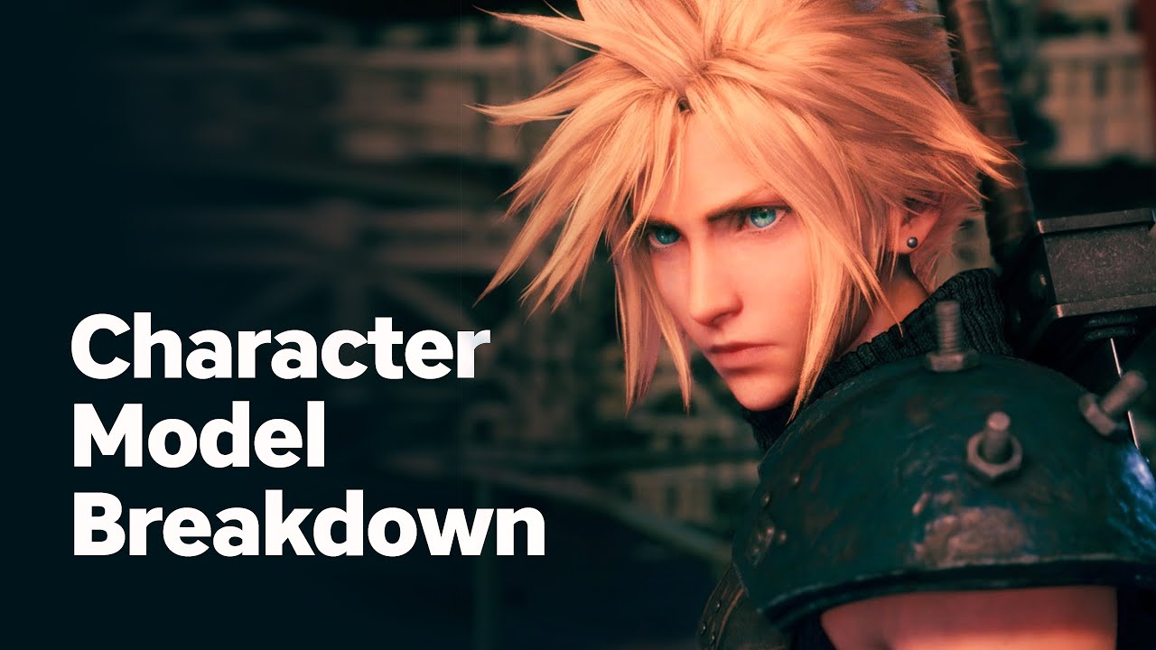 Cloud Strife Character Model Breakdown (Final Fantasy 7 Remake