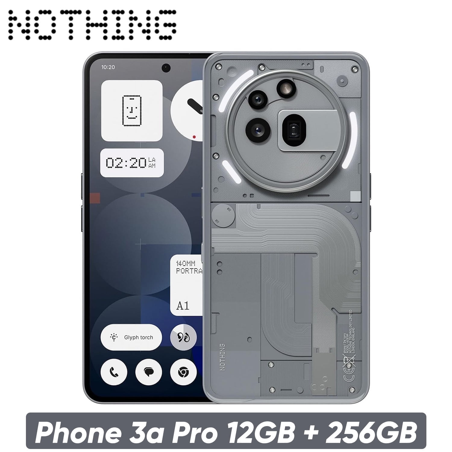 Nothing Phone (3a) Pro 5G Android Smartphone, 256GB Unlocked