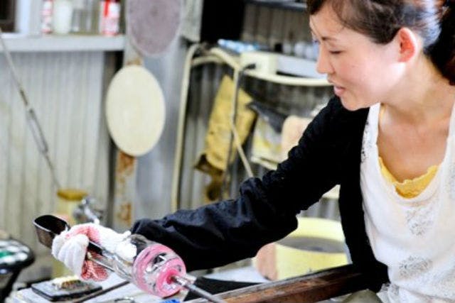 岡山・倉敷・吹きガラス体験】20分で世界に一つ、あなただけの