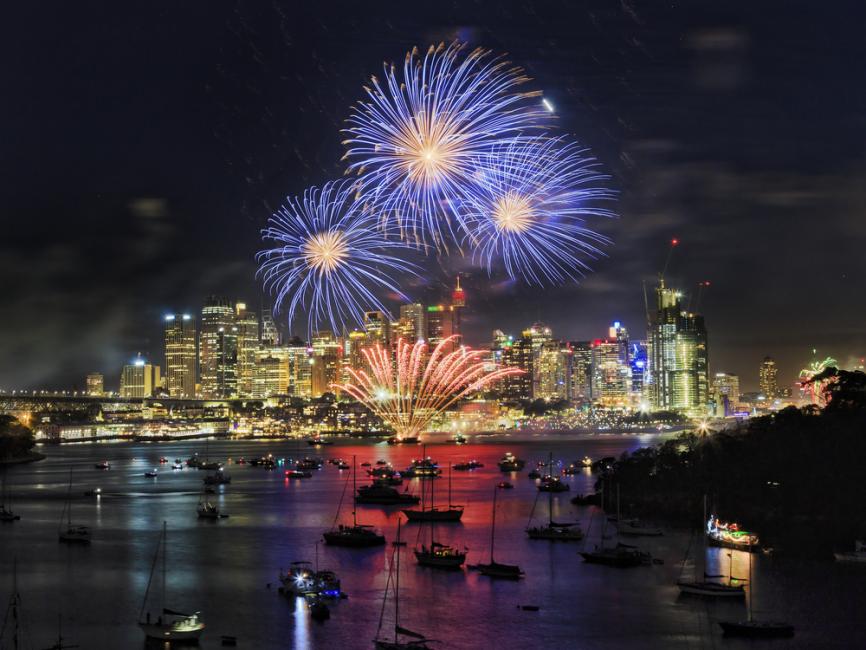2026年大晦日21時ファミリー花火鑑賞クルーズ体験（オーストラリア