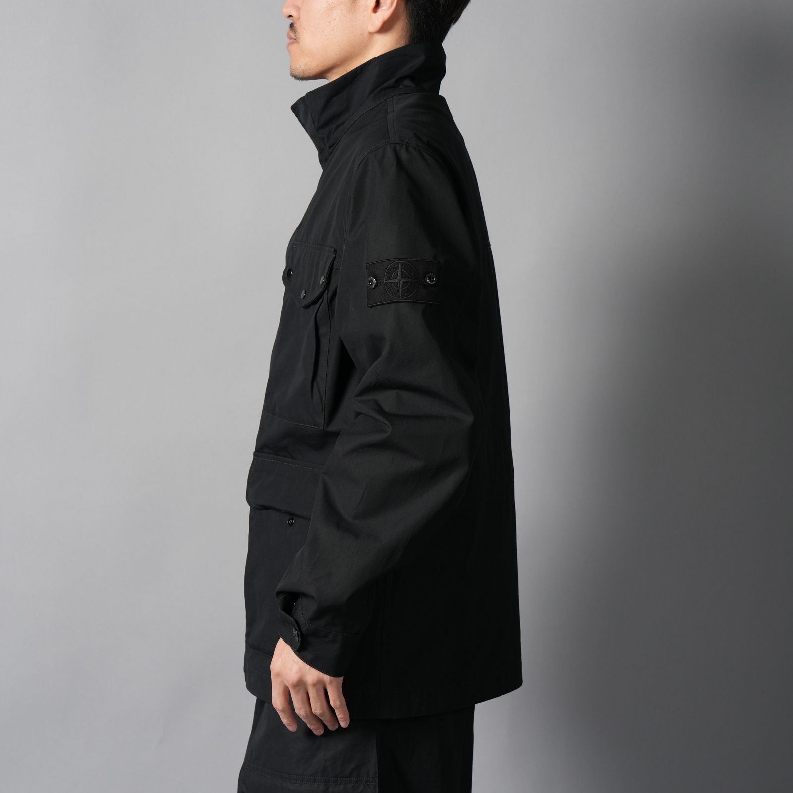 STONE ISLAND - 4100035 / ALL-WEATHER COTTON CANVAS_S.I. GHOST