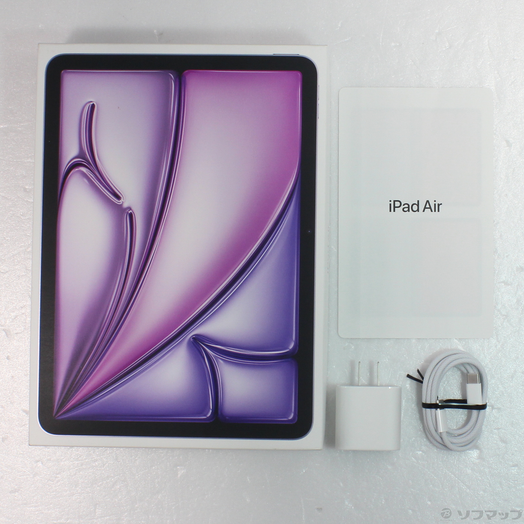 中古】iPad Air 11インチ 第6世代 256GB パープル MUWK3J／A Wi-Fi