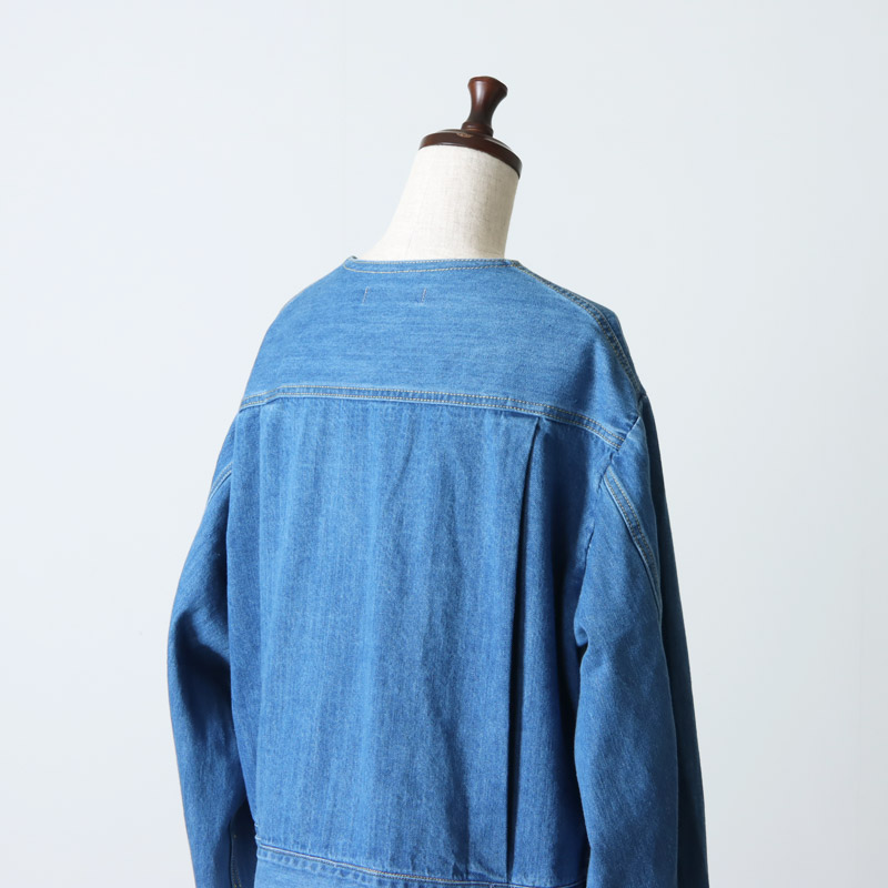 blanc basque (ブランバスク) 12ozデニム ヘビーツイル 裾シャツ付き
