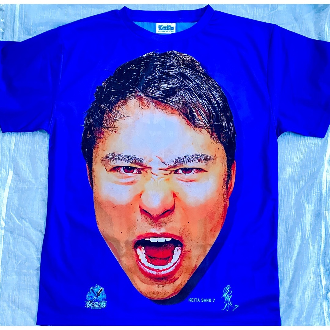 横浜DeNAベイスターズ 交流戦 顔Tシャツ 佐野恵太選手 の通販 by HF's