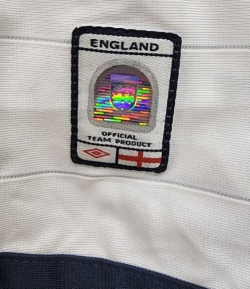 イングランド（H) EURO 2004 ベッカム＃7 マッチデイ付 ＆ EURO