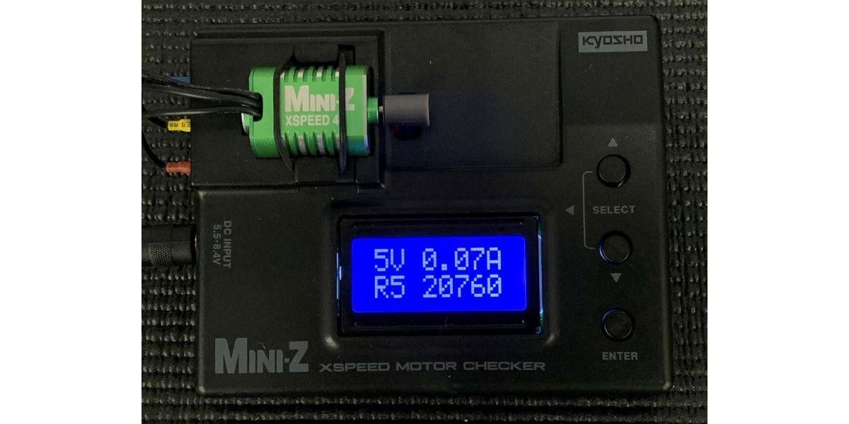 MZW124・京商製 X-SPEED MINI-Z モーターチェッカー - YYラジコン