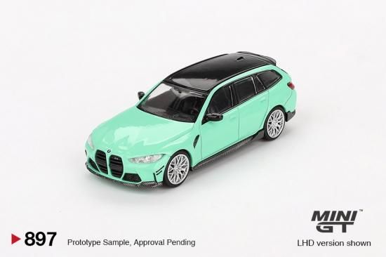 MINI GT 1/64 BMW M3 M Performance Touring Mint Green 897-ミニカー