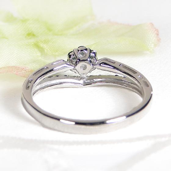 Pt950 0.33ct ブルーダイヤモンド リング 送料無料 プラチナ ブルー