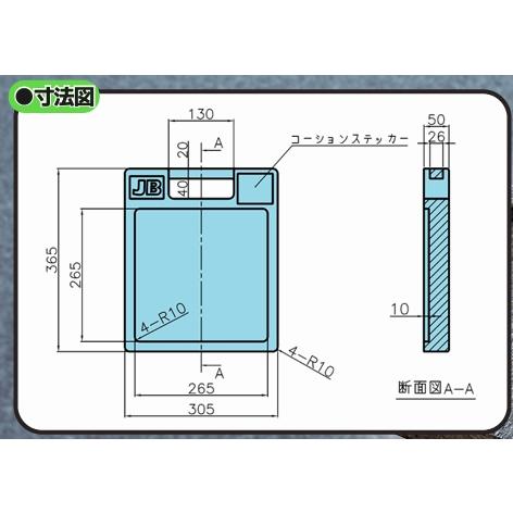 日本ボデーパーツ工業 2枚組 アウトリガーベース (敷板) ジャッキ