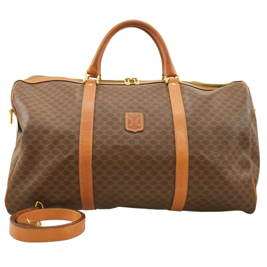 CELINE（セリーヌ） ボストンバッグ マカダム柄 旅行鞄 ヴィンテージ