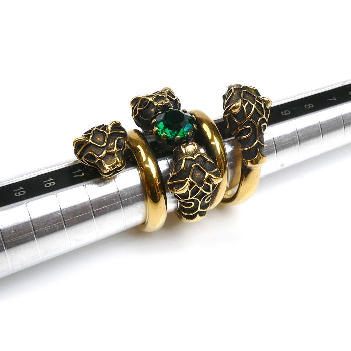 GUCCI（グッチ） GP タイガーヘッド ダブルラップ リング・指輪 401983