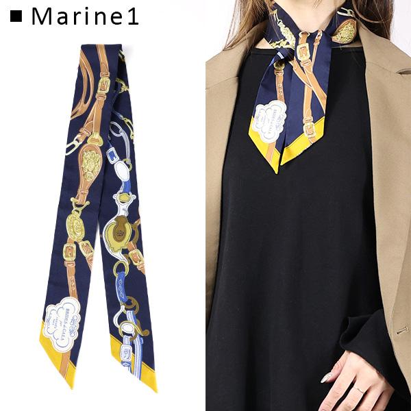 HERMES（エルメス） Twilly Scarf ツイリー スカーフ シルク100