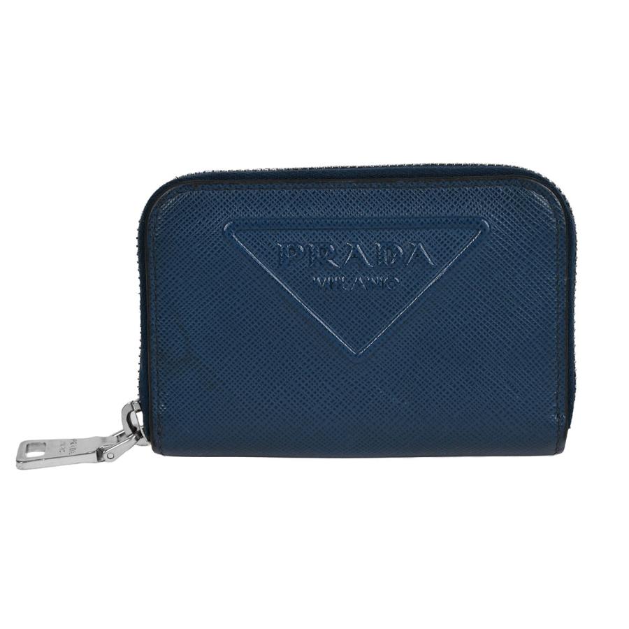 PRADA（プラダ） トライアングルロゴ コインケース ラウンドファスナー